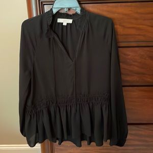Loft Black Blouse